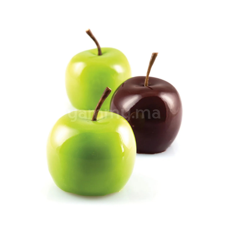 Moule Silicone Pomme, Cerise et Pêche 115ml (x5) - Silikomart