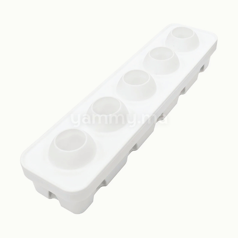 Moule Silicone Poire et Figue 115ml (x5) - Silikomart