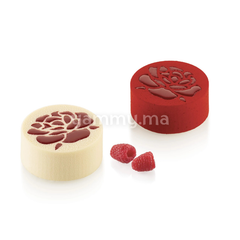 Moule Silicone Valentine 110 ml Ø 7 cm (x6) - Silikomart