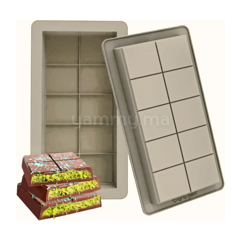 Moule Silicone Tablette Chocolat Dubai 8x17cm