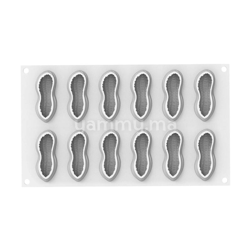 Moule Silicone Cacahuète 30 ml (x12) - Silikomart