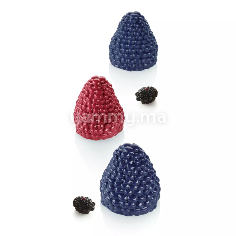 Moule Silicone Mûre et Framboise 110 ml (x5) - Silikomart