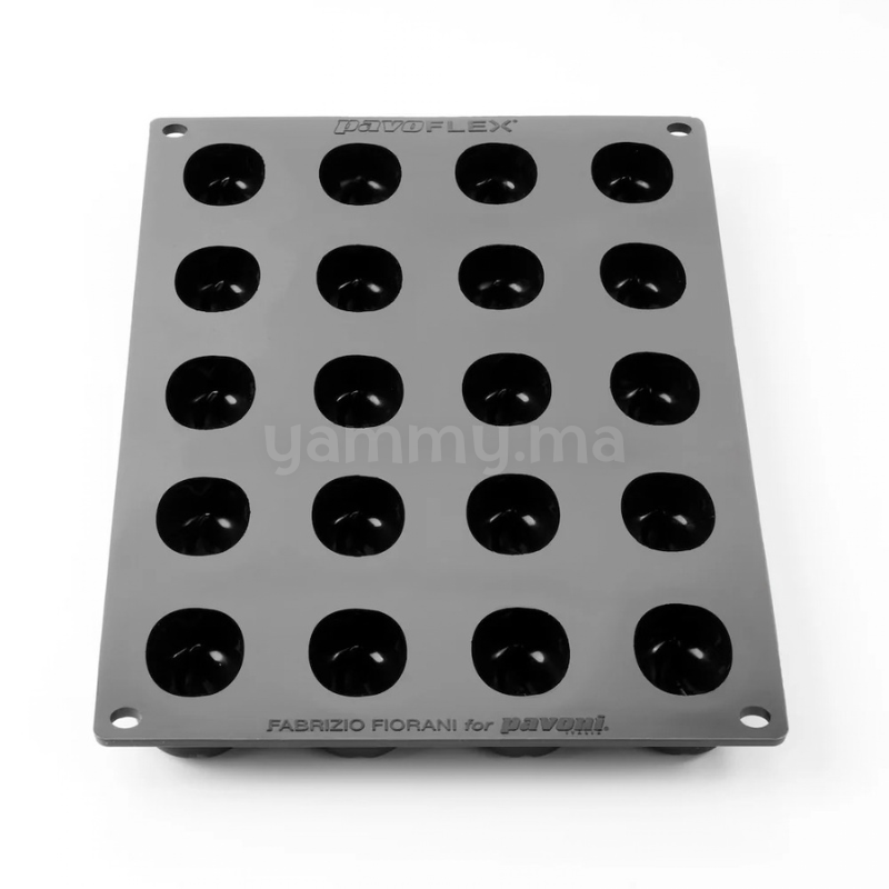Moule Silicone Mini Café 4.4 x 3.2 cm (x20) "PX3231" - Pavoni