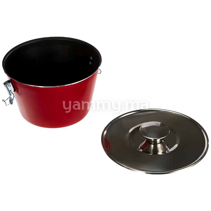 Moule Flan Crème Caramel avec Couvercle "Venus" 20 cm - Ibili 356020