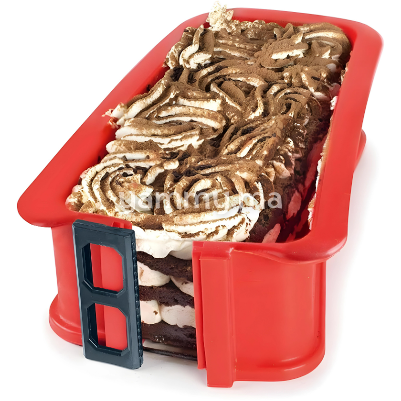 Moule Amovible Rectangulaire avec Base en Verre 28 cm - Ibili 875900