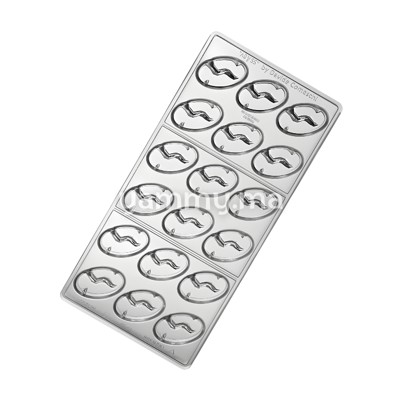 Moule Chocolat en Polycarbonate Abyss Oval "PC68" - Pavoni