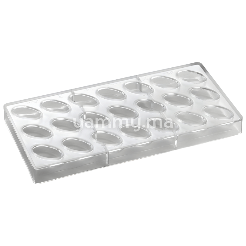 Moule Chocolat en Polycarbonate Artisanal Oval "PC115" - Pavoni
