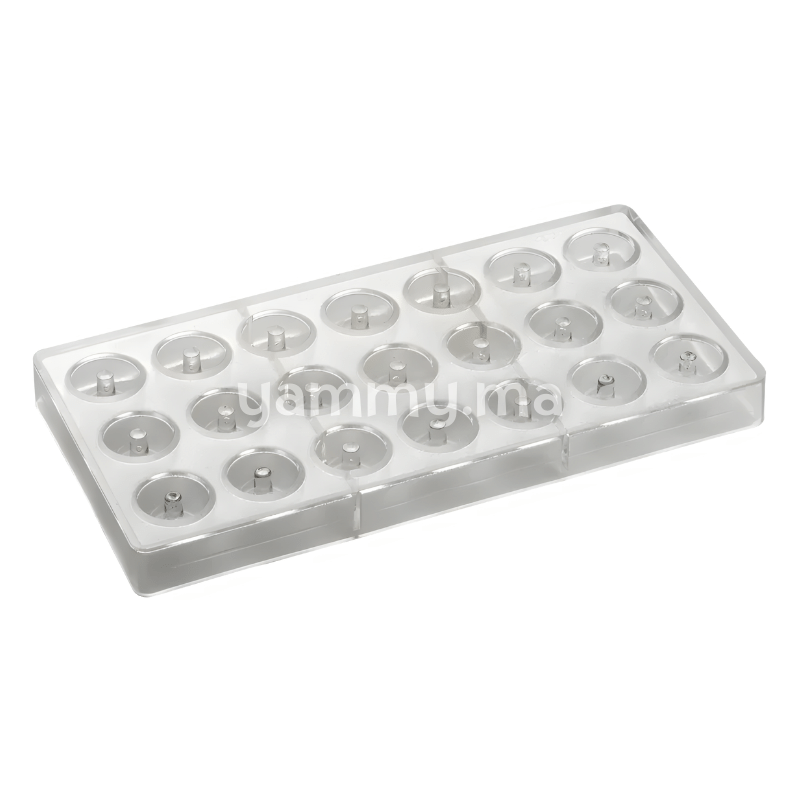 Moule Chocolat en Polycarbonate Iconic Rond "PC53" - Pavoni