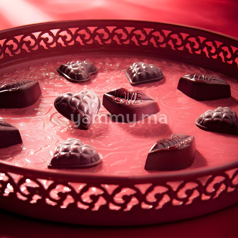 Moule Chocolat en Polycarbonate Lèvres Love "CW1893" - Chocolate World