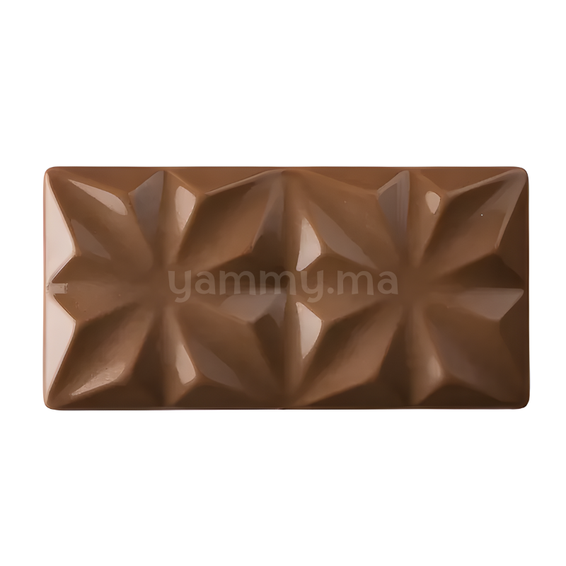 Moule Chocolat en Polycarbonate Tablette Edelweiss "PC5005" - Pavoni