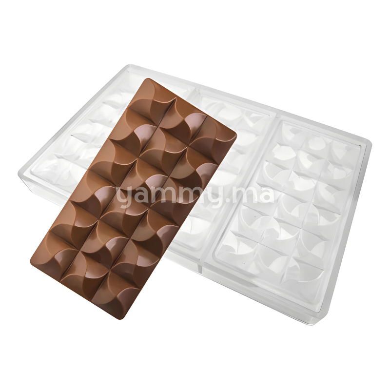 Moule Chocolat en Polycarbonate Tablette Moulin "PC5009" - Pavoni