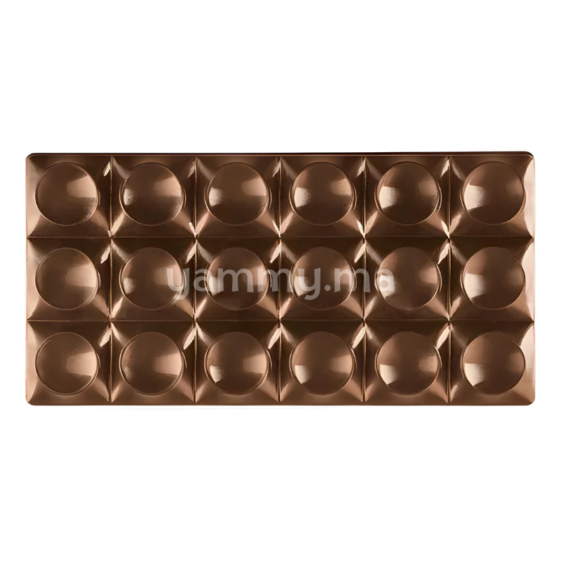 Moule Chocolat en Polycarbonate Tablette Bricks "PC5010" - Pavoni