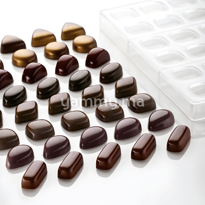 Moule Chocolat en Polycarbonate Murano Rond "PC5046" - Pavoni