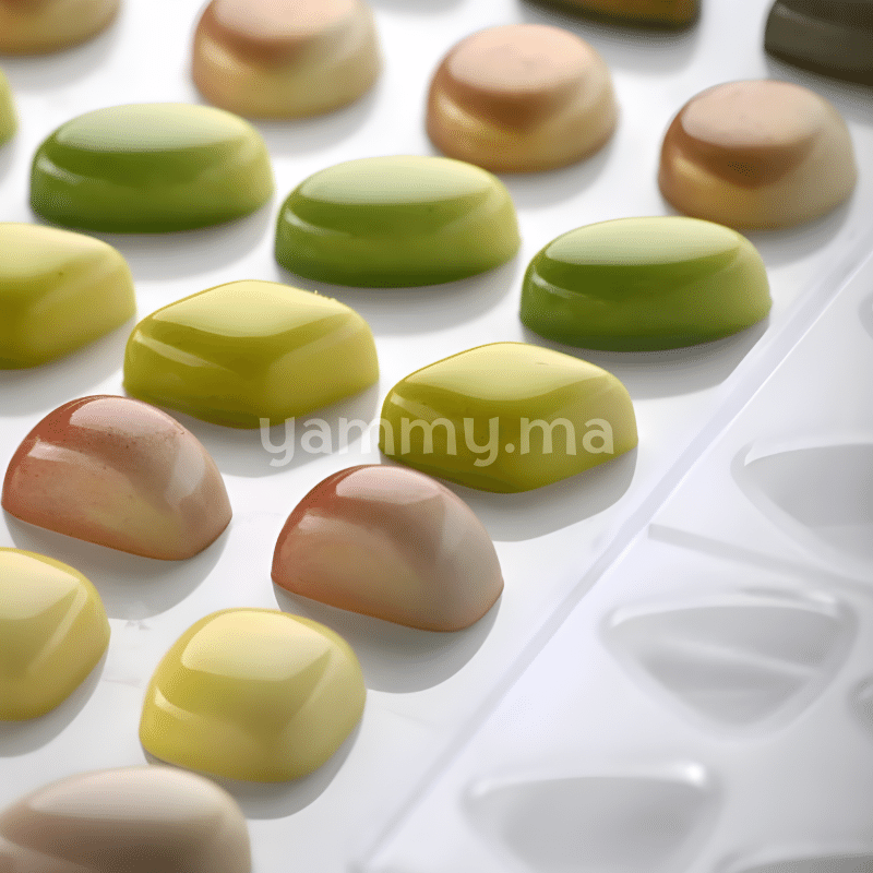 Moule Chocolat en Polycarbonate Murano Carre "PC5043" - Pavoni