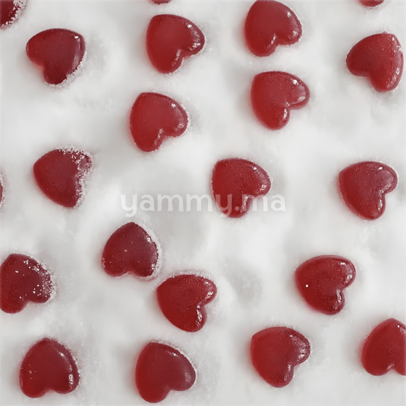 Moule Silicone 35 Mini Coeurs Bombé 3D