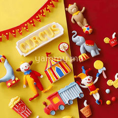 Moules Silicone Thème Clown et Cirque