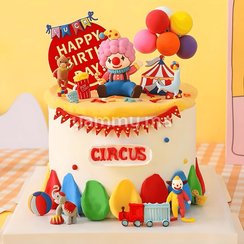 Moules Silicone Thème Clown et Cirque