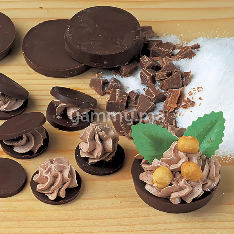 Moule Silicone Rond Florentine "FR116" - Pavoni