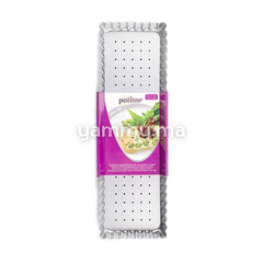 Moule à Tarte Rectangulaire Perforée Fond Amovible Silver-Top - Patisse 03582