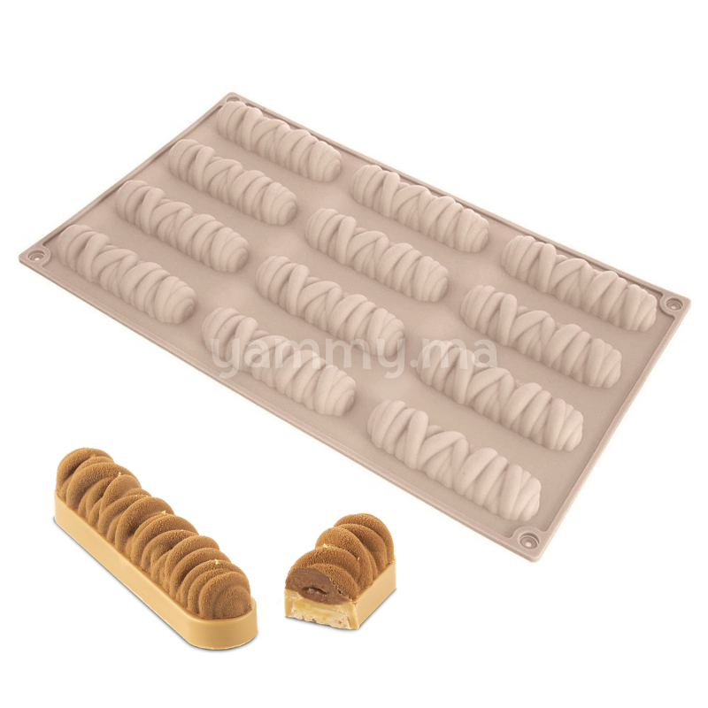 Moule Silicone Éclair Magma (x12)