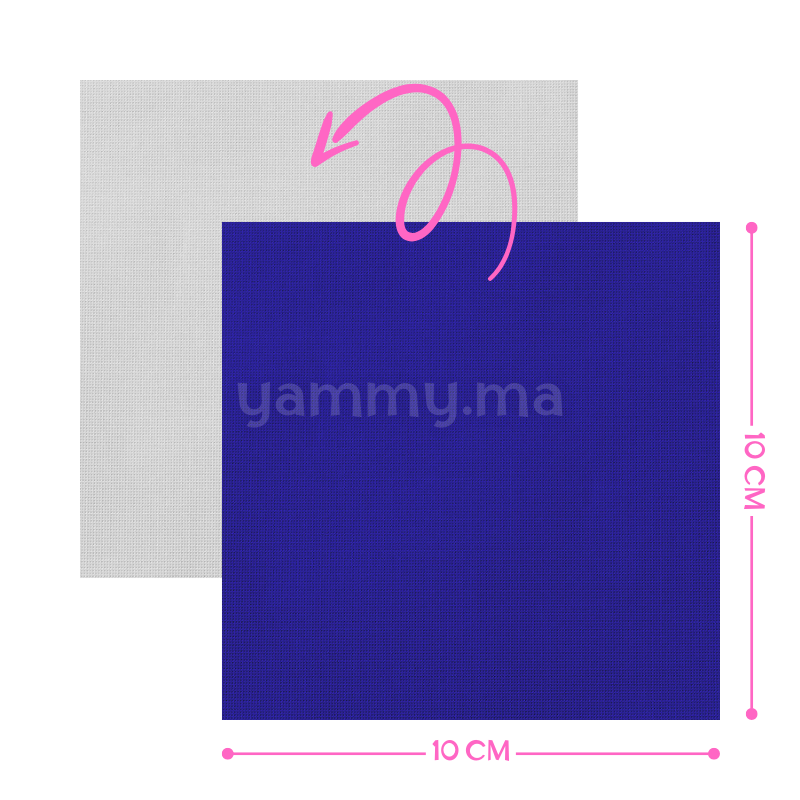 Emballage Pour Bonbons Bleu 100 feuilles 10 x 10 Cm