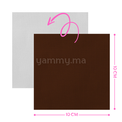 Emballage Pour Bonbons Brun 100 feuilles 10 x 10 Cm