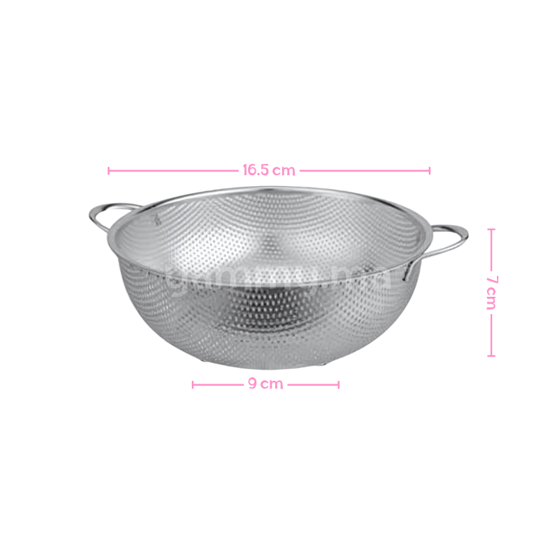 Passoire Basse en Inox sur Pied Ø 16,5 cm