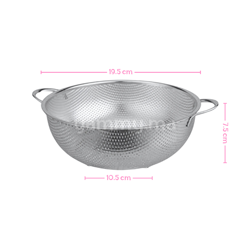 Passoire Basse en Inox sur Pied Ø 19,5 cm