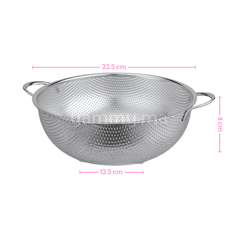 passoire basse en inox sur pied Ø 22,5 cm
