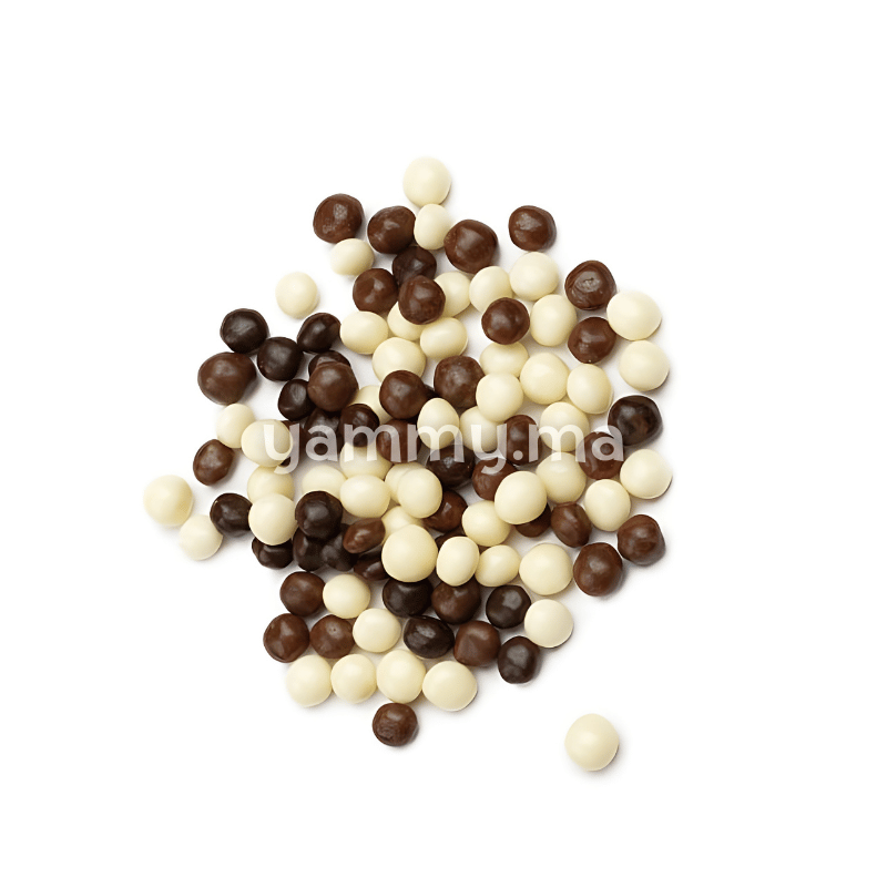 Perles Crunchy Trois Chocolat 4 mm 30gr (Repack) - Barbara Luijckx
