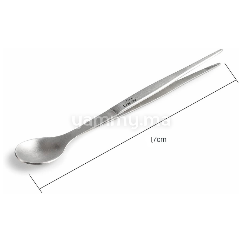 Pince à Épiler de Précision avec Cuillère 17 cm en Inox - Lacor 62863