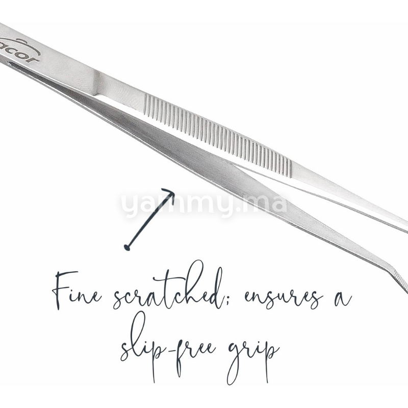 Pince Angulaire de Précision en Inox 15.5 cm - Lacor 62865