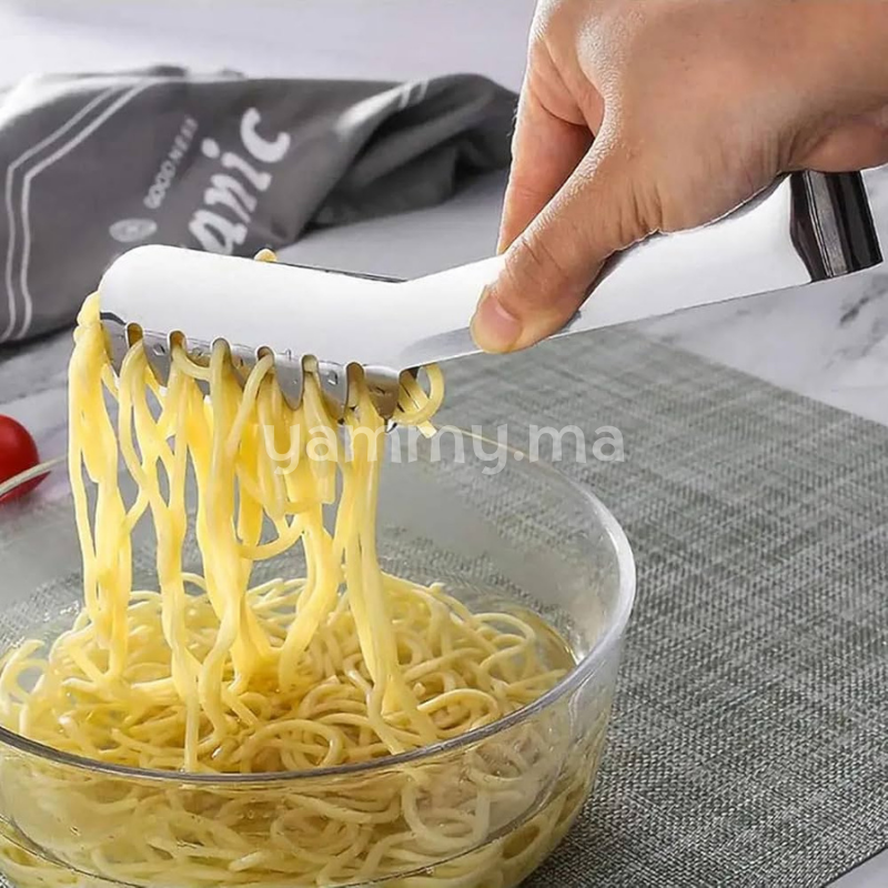 Pince de Cuisine à Spaghetti en Inox 24 cm