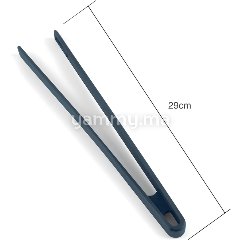 Pince Droit en Silicone Gris 29 cm - Lacor 64462