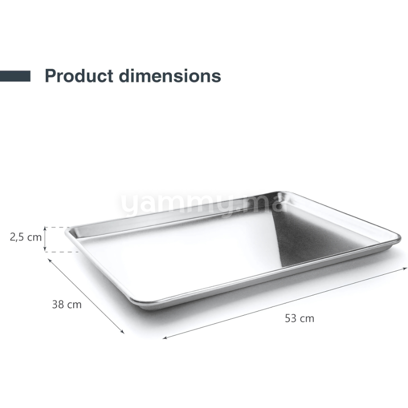 Plaque et Rotissoir à Pâtisserie en Aluminium 53x38 cm - Lacor 68466