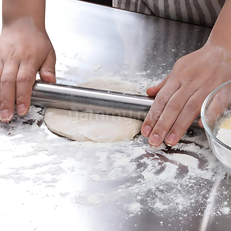 Rouleau à Pâtisserie en Inox 42.5 cm