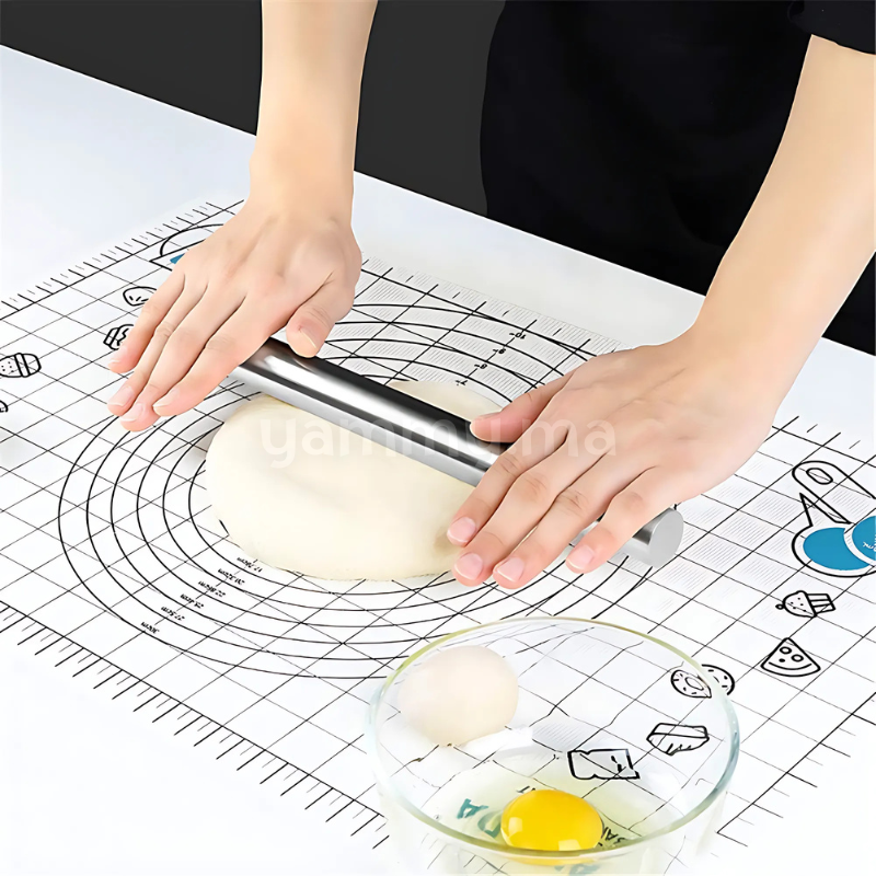 Rouleau à Pâtisserie en Inox 42.5 cm