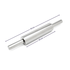 Rouleau à Pâtisserie en Inox Ø 4.8 x 43 cm - Vocen