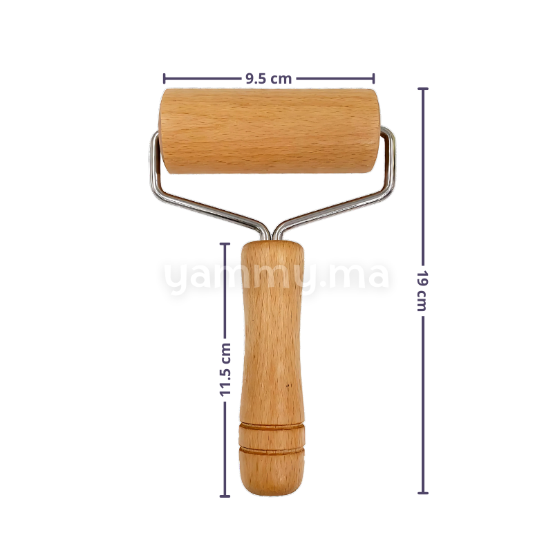 Rouleau à Pâte en Bois 9.5 cm