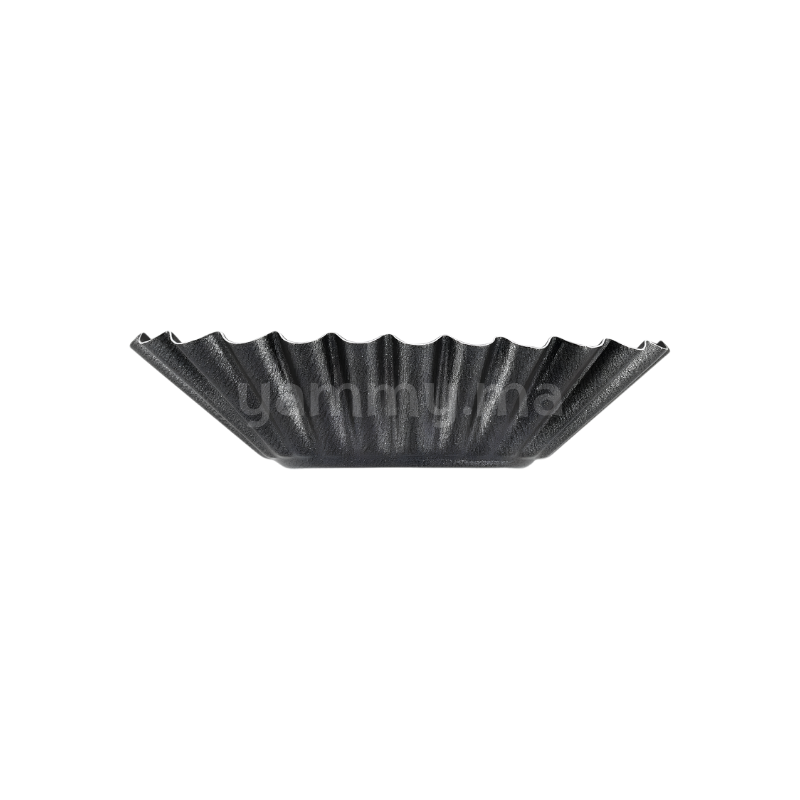 SET. 6 Moules à Tartelette Ovales Antiadhésifs 7.7 x 4.5 x H 1.9 cm