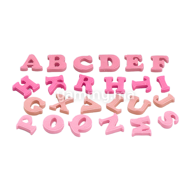 SET. 26 Emporte-pieces avec Poussoir Alphabets