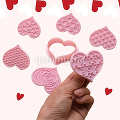 SET. 6 Emporte-pièces Coeur