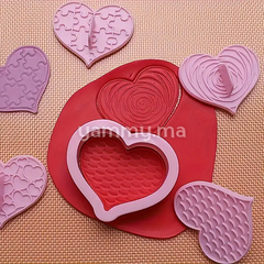 SET. 6 Emporte-pièces Coeur