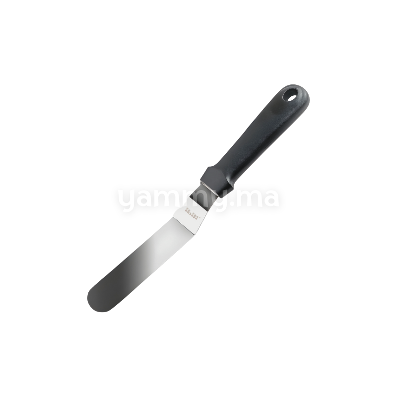 Spatule Coudée "Ecoprof" en Inox 10 cm - Ibili 737910E