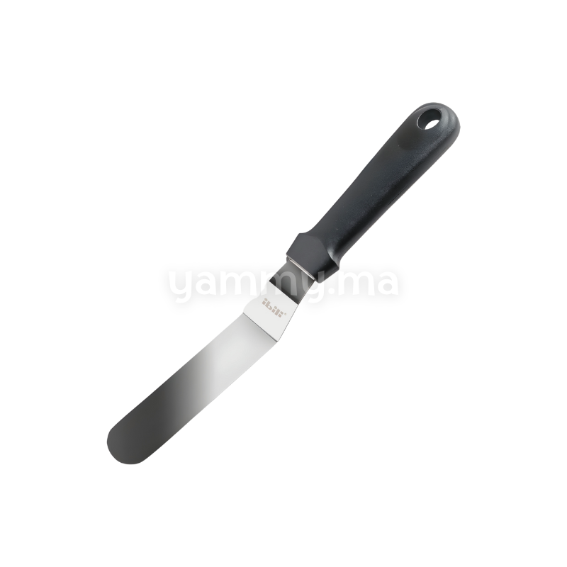 Spatule Coudée "Ecoprof" en Inox 15 cm - Ibili
