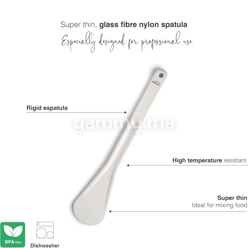 Spatule Extra Plana Blanc Professionel 30 cm - Lacor