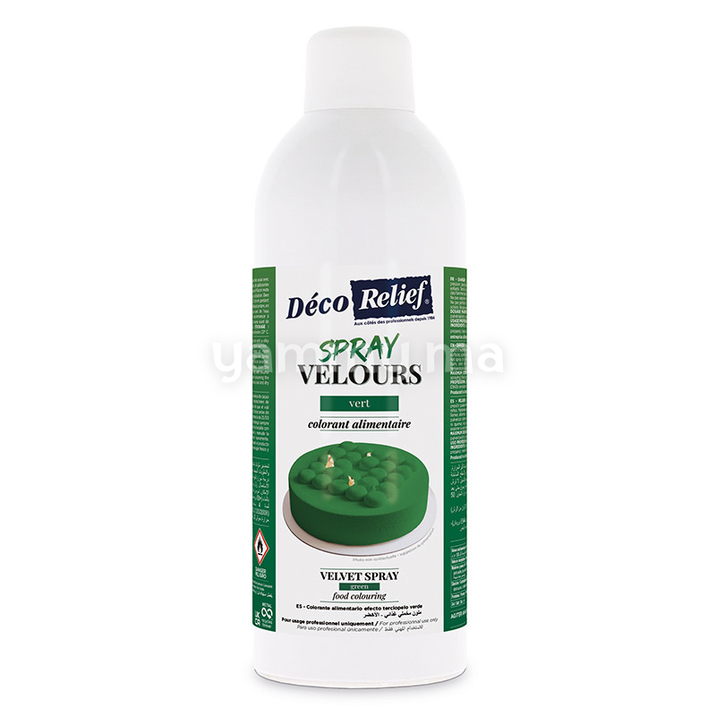 Colorant Spray Velours Vert 400 ml Beurre de Cacao - Déco Relief