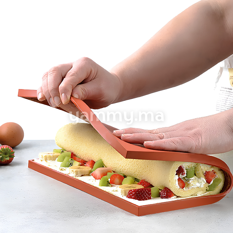 Tapis Roulade à Génoise en Silicone 37 x 40 cm