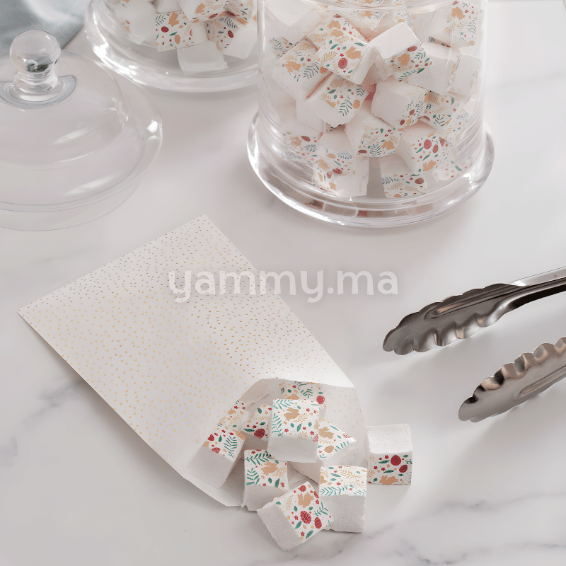 Feuille de Transfert Chocolat M3 Rose, Jaune et Blanc 26.5 x 37 cm - Nitach