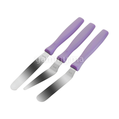 SET 3 Mini Spatules 10 cm "Professional" en Inox - Ibili 738000